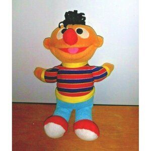 Fisher Price Sesame Street Ernie Plush VTG 2002 Figure Mattel 11"